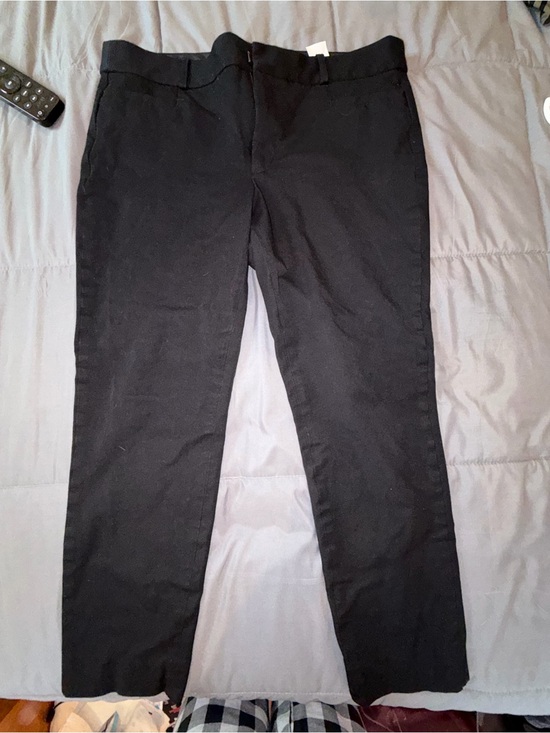 Banana Republic Pants - Banana Republic Sloan Black Dress Pants Size 12 Straight Leg Workwear